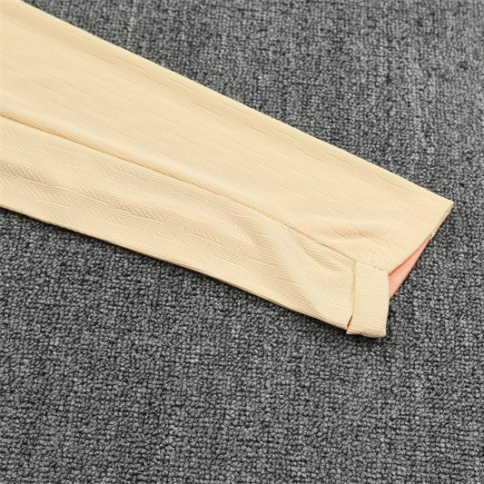 25/26 FC Barcelona Training Yellow Kids Size Tracksuit - Premium Quality Jersey at FootballPrestige.com