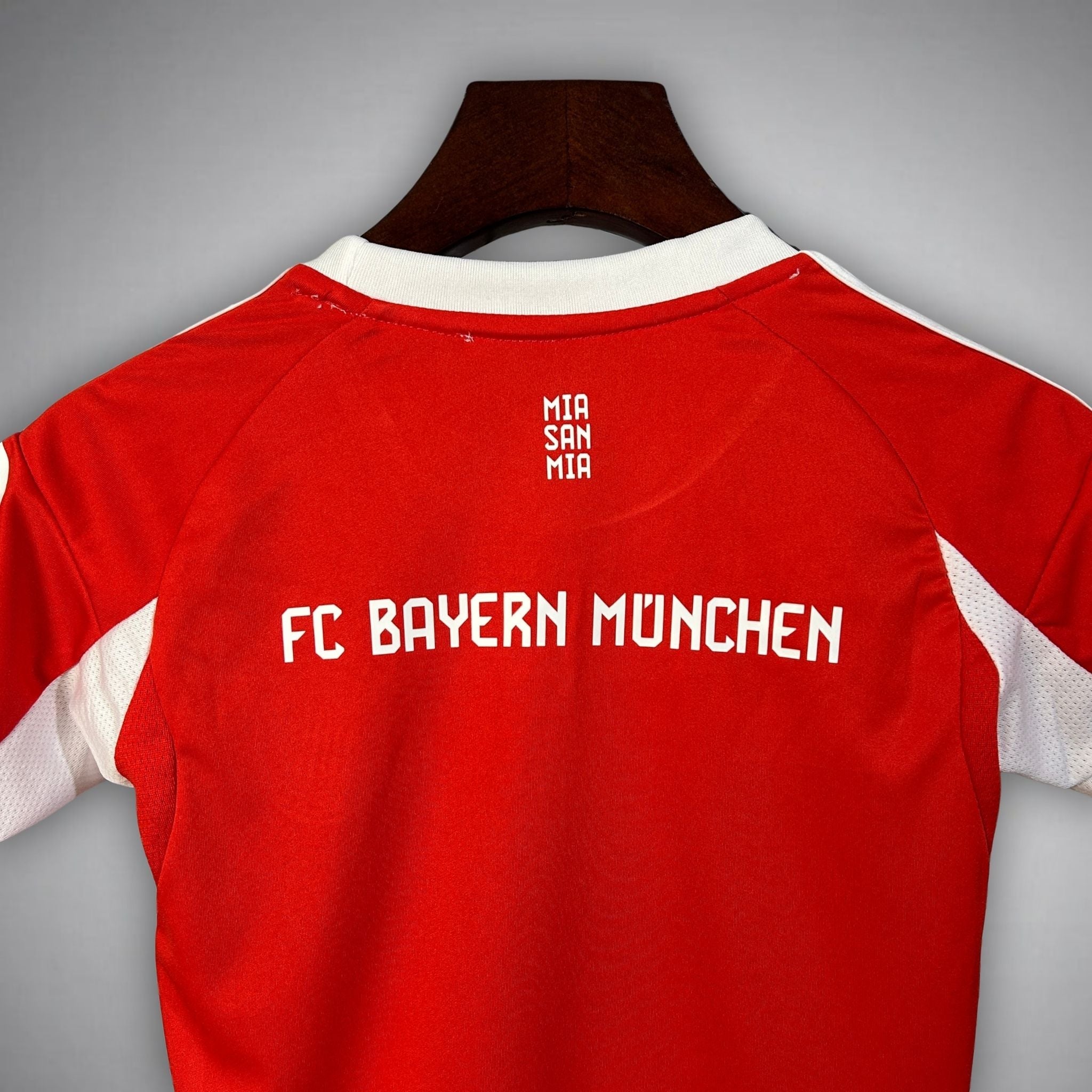 25/26 FC Bayern Home Kids Size Kit - Premium Quality Jersey at FootballPrestige.com