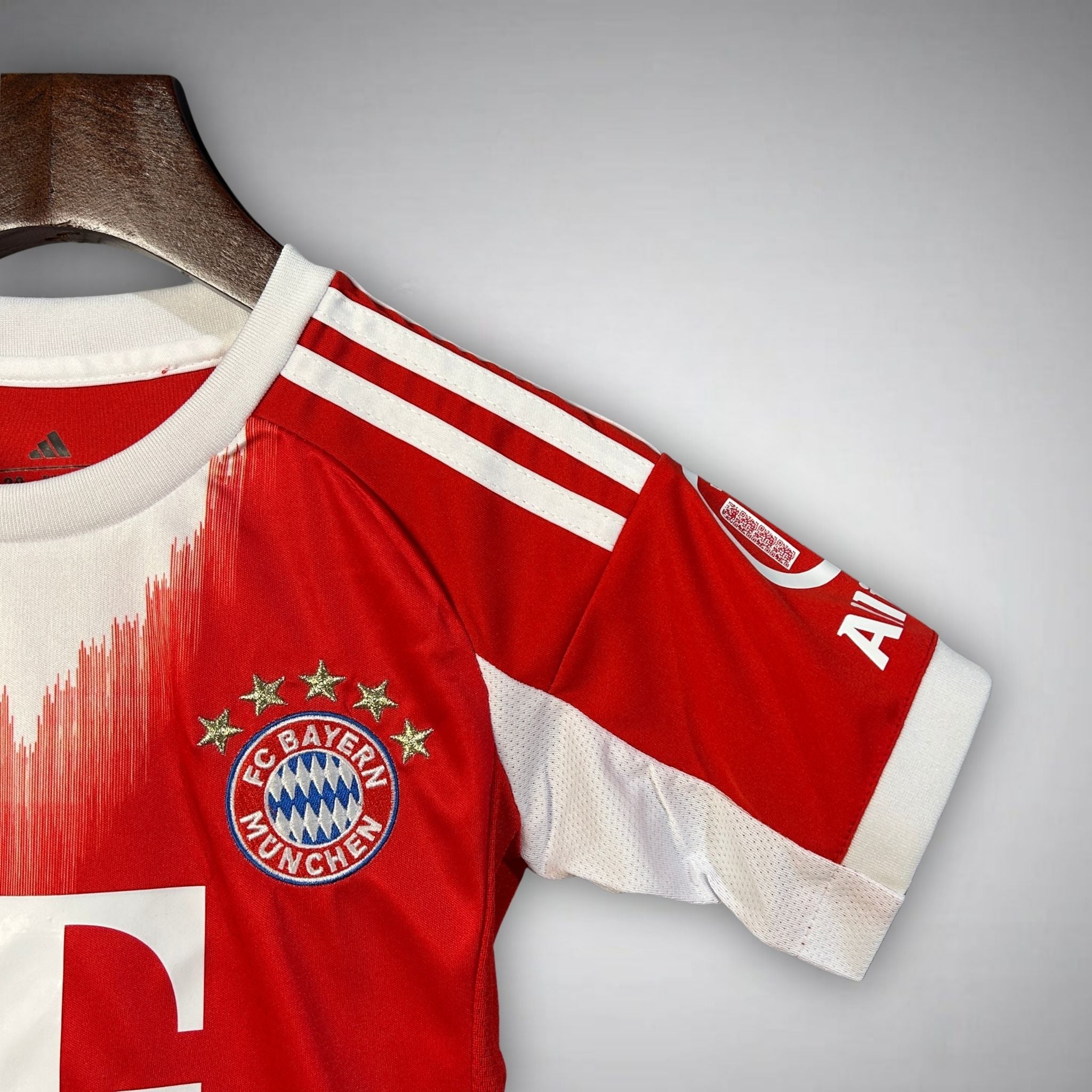 25/26 FC Bayern Home Kids Size Kit - Premium Quality Jersey at FootballPrestige.com