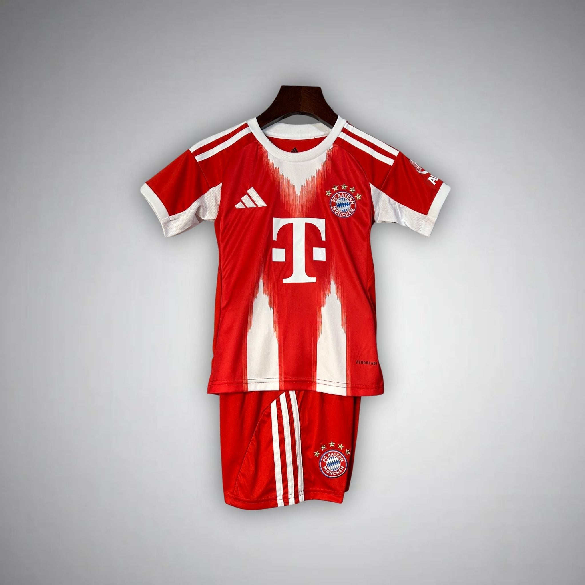 25/26 FC Bayern Home Kids Size Kit - Premium Quality Jersey at FootballPrestige.com