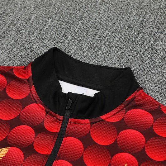 25/26 Feyenoord Pre - Match Home Kids Size Tracksuit - Premium Quality Jersey at FootballPrestige.com