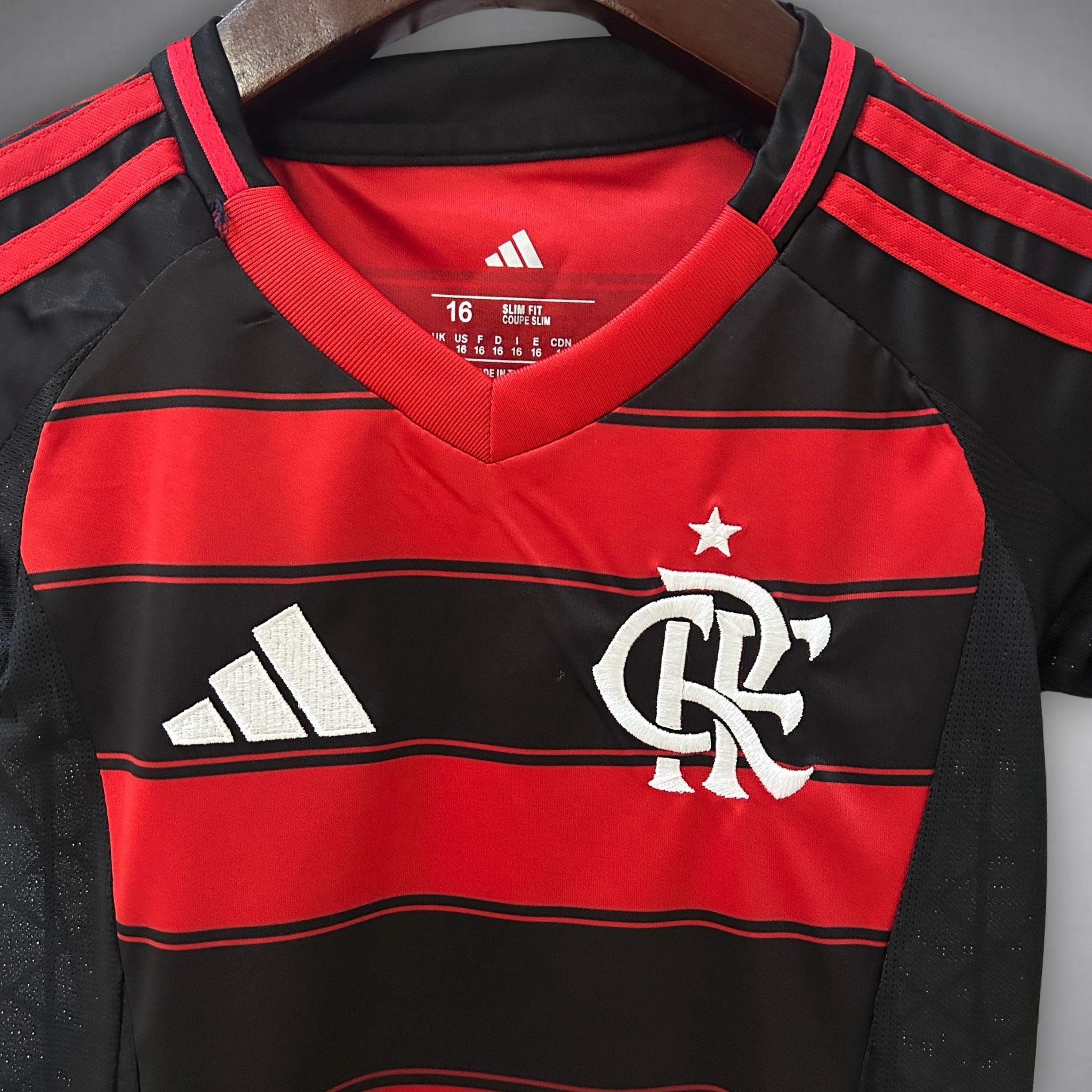 25/26 Flamengo Home Kids Size Kit - Premium Quality Jersey at FootballPrestige.com