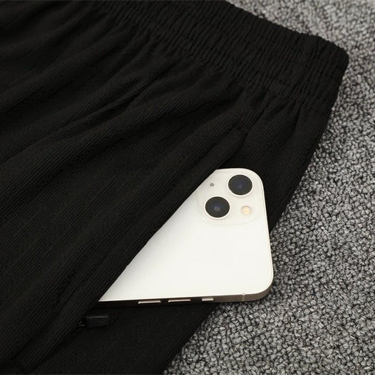 25/26 France Training Black/Light Pink Kids Size Tracksuit - Premium Quality Jersey at FootballPrestige.com