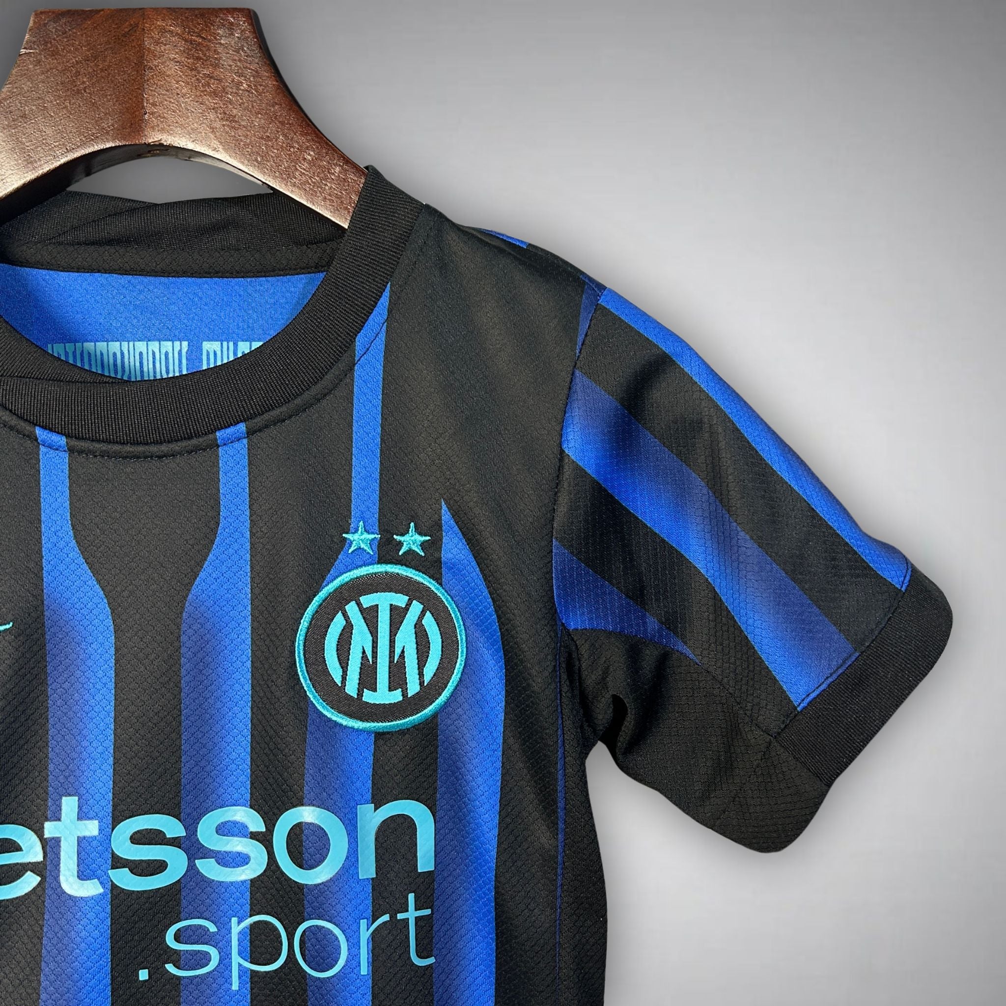 25/26 Inter Milan Home Kids Size Kit - Premium Quality Jersey at FootballPrestige.com