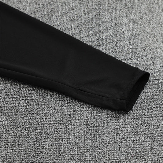 25/26 Juventus Training Black Kids Size Tracksuit - Premium Quality Jersey at FootballPrestige.com