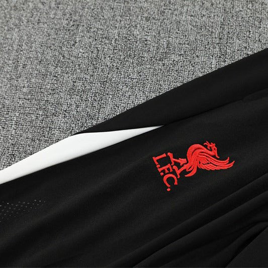 25/26 Liverpool Training Black Tracksuit - Premium Quality Jersey at FootballPrestige.com