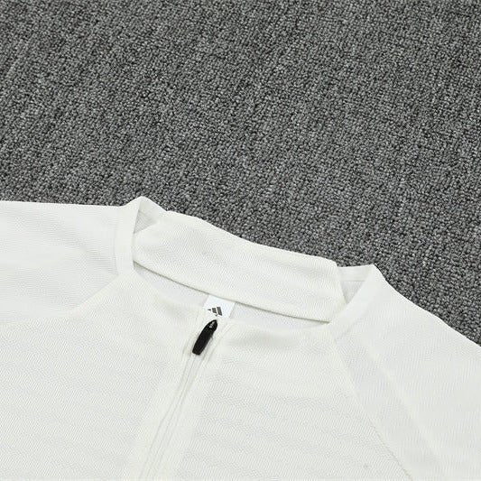 25/26 Liverpool Training White Tracksuit - Premium Quality Jersey at FootballPrestige.com