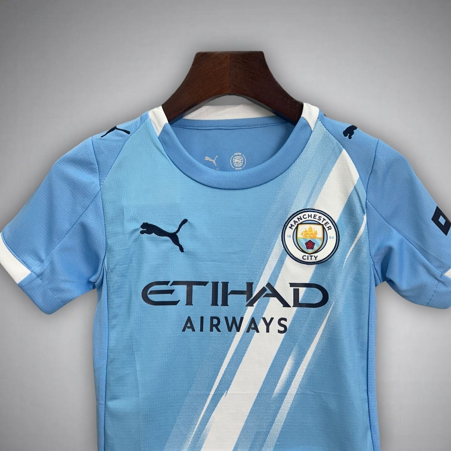 25/26 Manchester City Home Kids Size Kit - Premium Quality Jersey at FootballPrestige.com