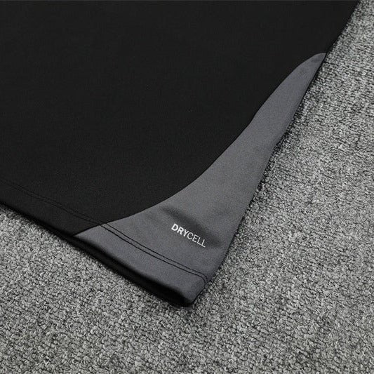 25/26 Manchester City x Asahi Black Kids Size Tracksuit - Premium Quality Jersey at FootballPrestige.com