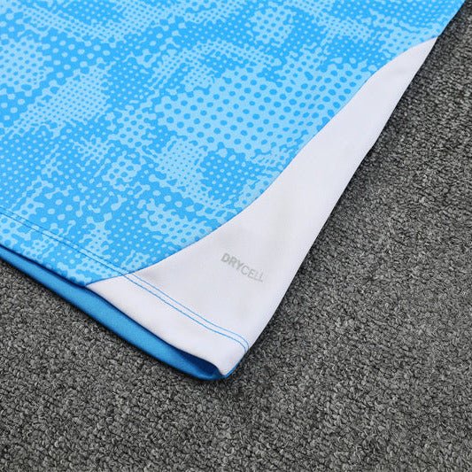 25/26 Manchester City x Asahi Blue Kids Size Tracksuit - Premium Quality Jersey at FootballPrestige.com