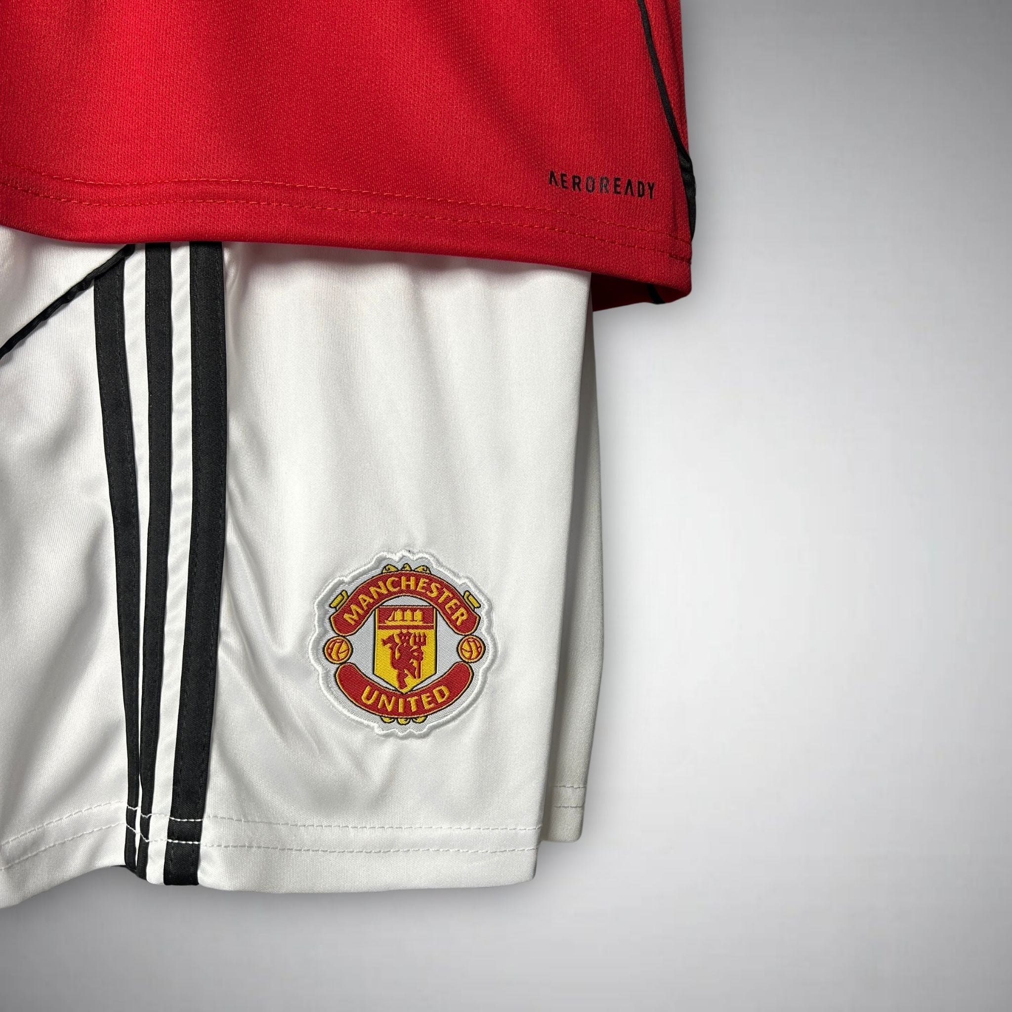 25/26 Manchester United Home Kids Size Kit - Premium Quality Jersey at FootballPrestige.com