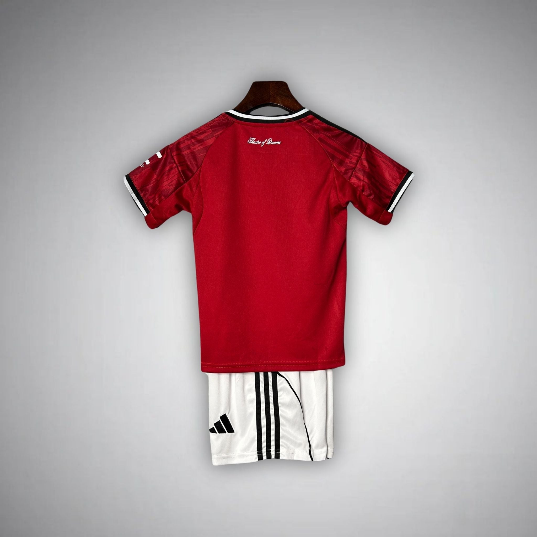 25/26 Manchester United Home Kids Size Kit - Premium Quality Jersey at FootballPrestige.com