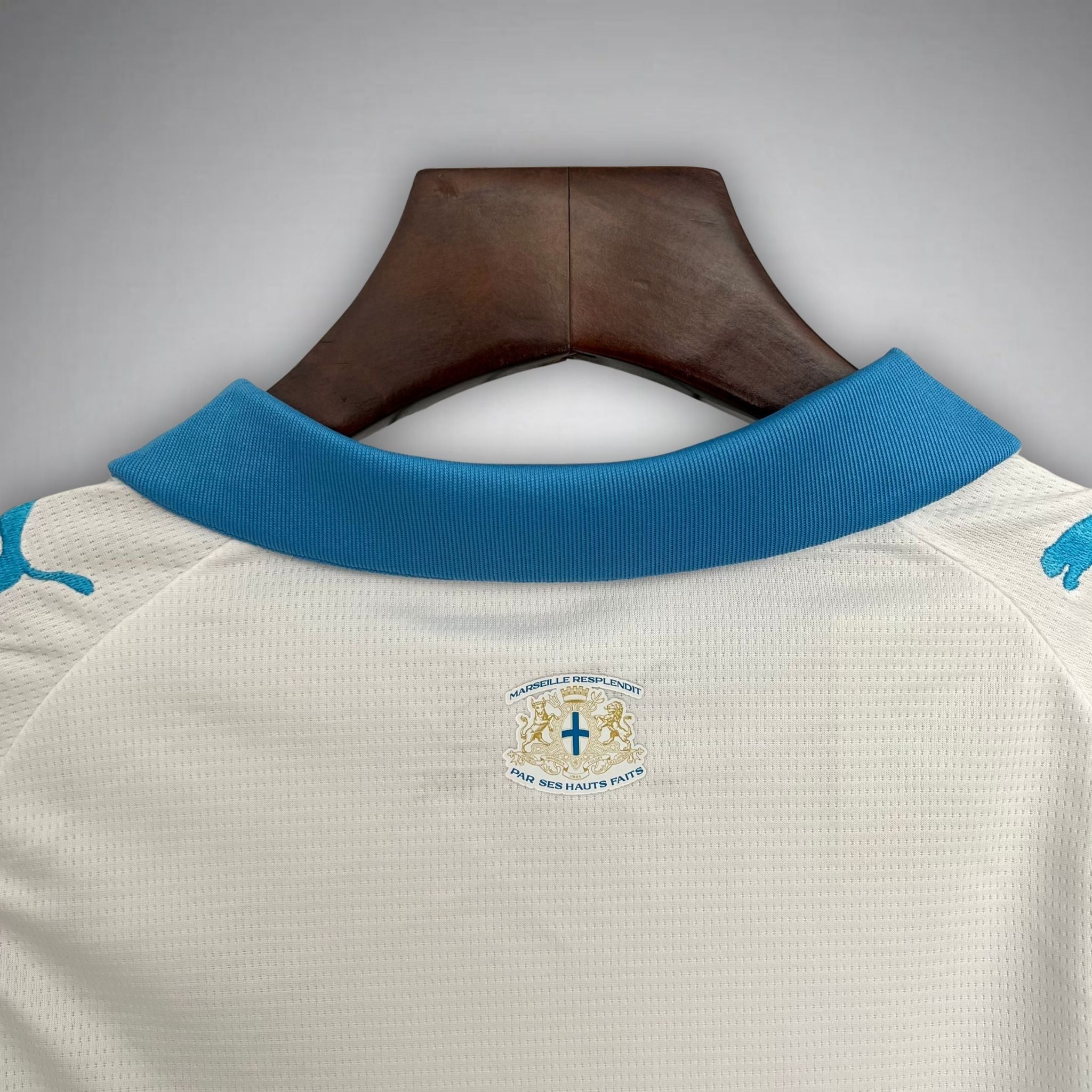 25/26 Marseille Home Kids Size Kit - Premium Quality Jersey at FootballPrestige.com