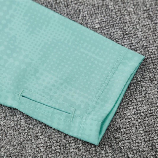 25/26 Marseille Training Mint Green Kids Size Tracksuit - Premium Quality Jersey at FootballPrestige.com