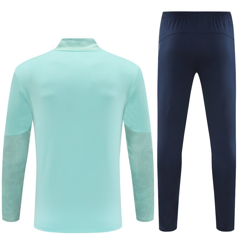 25/26 Marseille Training Mint Green Kids Size Tracksuit - Premium Quality Jersey at FootballPrestige.com