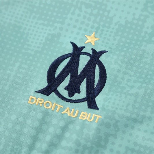 25/26 Marseille Training Mint Green Kids Size Tracksuit - Premium Quality Jersey at FootballPrestige.com