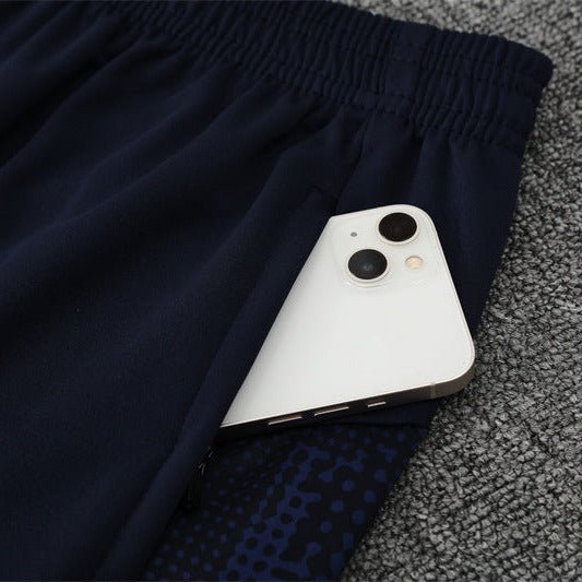 25/26 Marseille Training Navy Blue Kids Size Tracksuit - Premium Quality Jersey at FootballPrestige.com