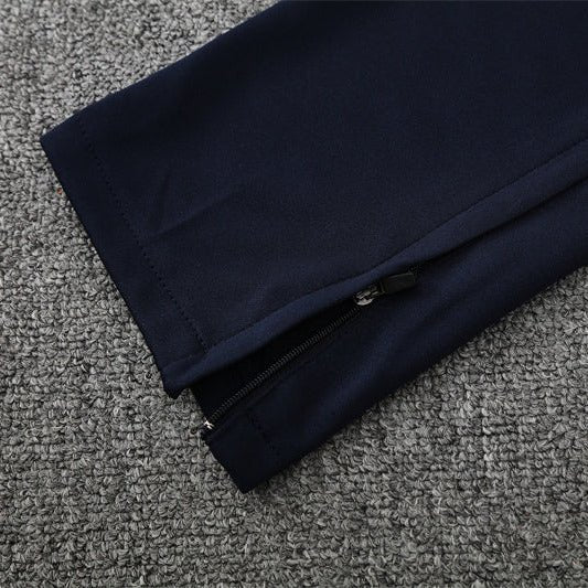 25/26 Marseille Training Navy Blue Kids Size Tracksuit - Premium Quality Jersey at FootballPrestige.com