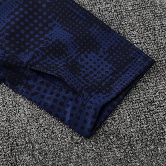 25/26 Marseille Training Navy Blue Kids Size Tracksuit - Premium Quality Jersey at FootballPrestige.com