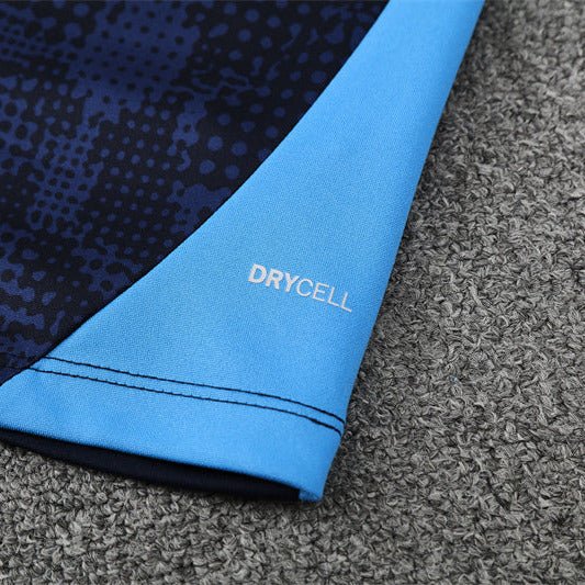 25/26 Marseille Training Navy Blue Kids Size Tracksuit - Premium Quality Jersey at FootballPrestige.com