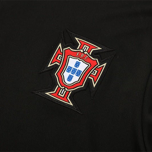 25/26 Portugal Training Black Kids Size Tracksuit - Premium Quality Jersey at FootballPrestige.com