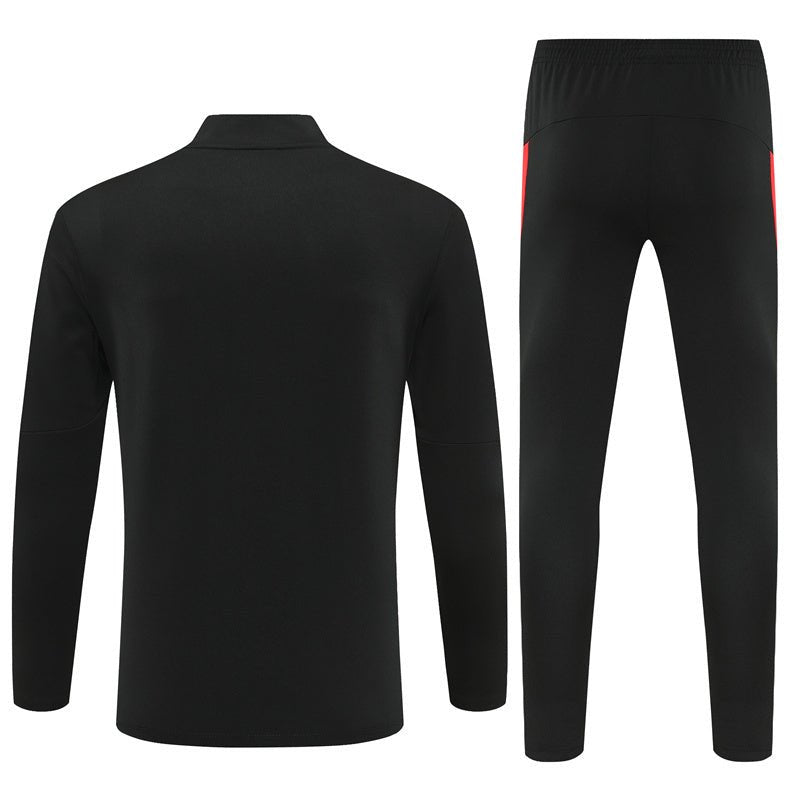 25/26 Portugal Training Black Kids Size Tracksuit - Premium Quality Jersey at FootballPrestige.com