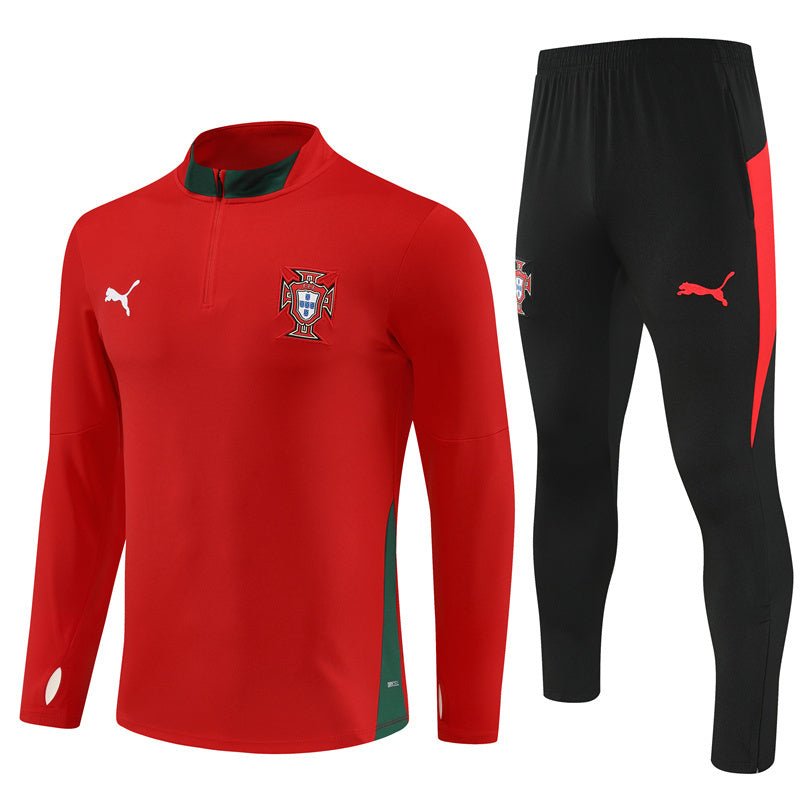 25/26 Portugal Training Red Kids Size Tracksuit - Premium Quality Jersey at FootballPrestige.com