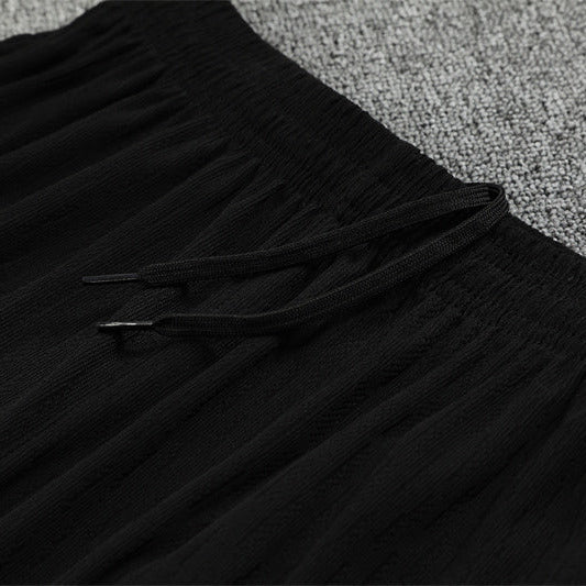 25/26 PSG Training Black Tracksuit - Premium Quality Jersey at FootballPrestige.com