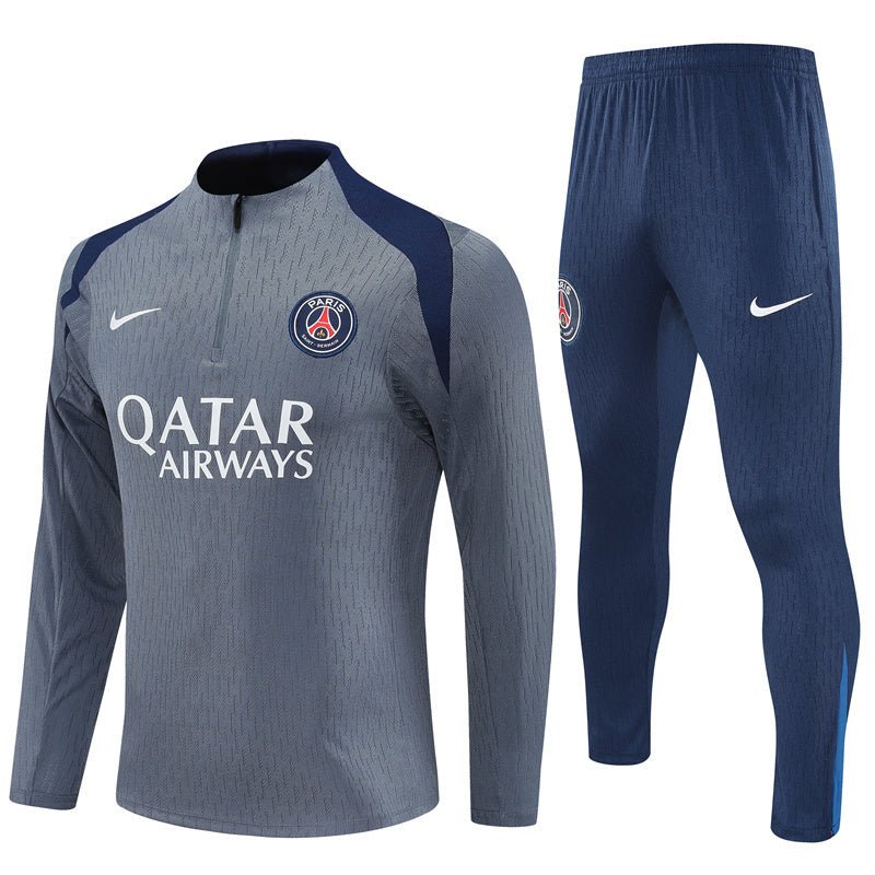 25/26 PSG Training Grey Tracksuit - Premium Quality Jersey at FootballPrestige.com