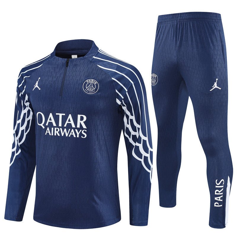 Jordan PSG ジャージ Sサイズ ネイビー 25/26 PSG x Jordan Blue Kids Size Tracksuit - 2025 Premium Quality