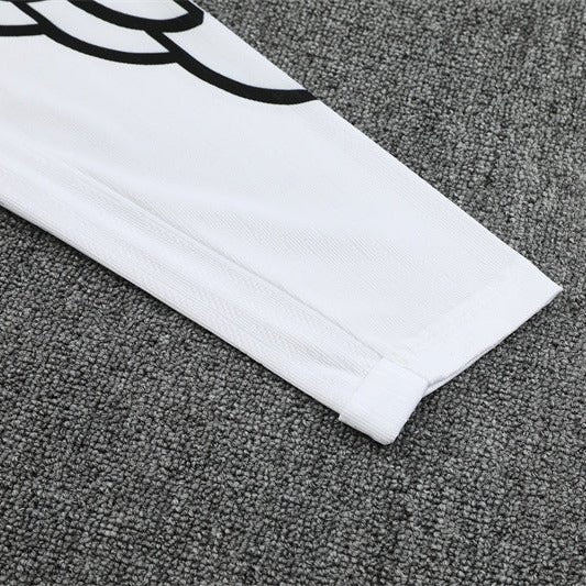 25/26 PSG x Jordan White Kids Size Tracksuit - Premium Quality Jersey at FootballPrestige.com