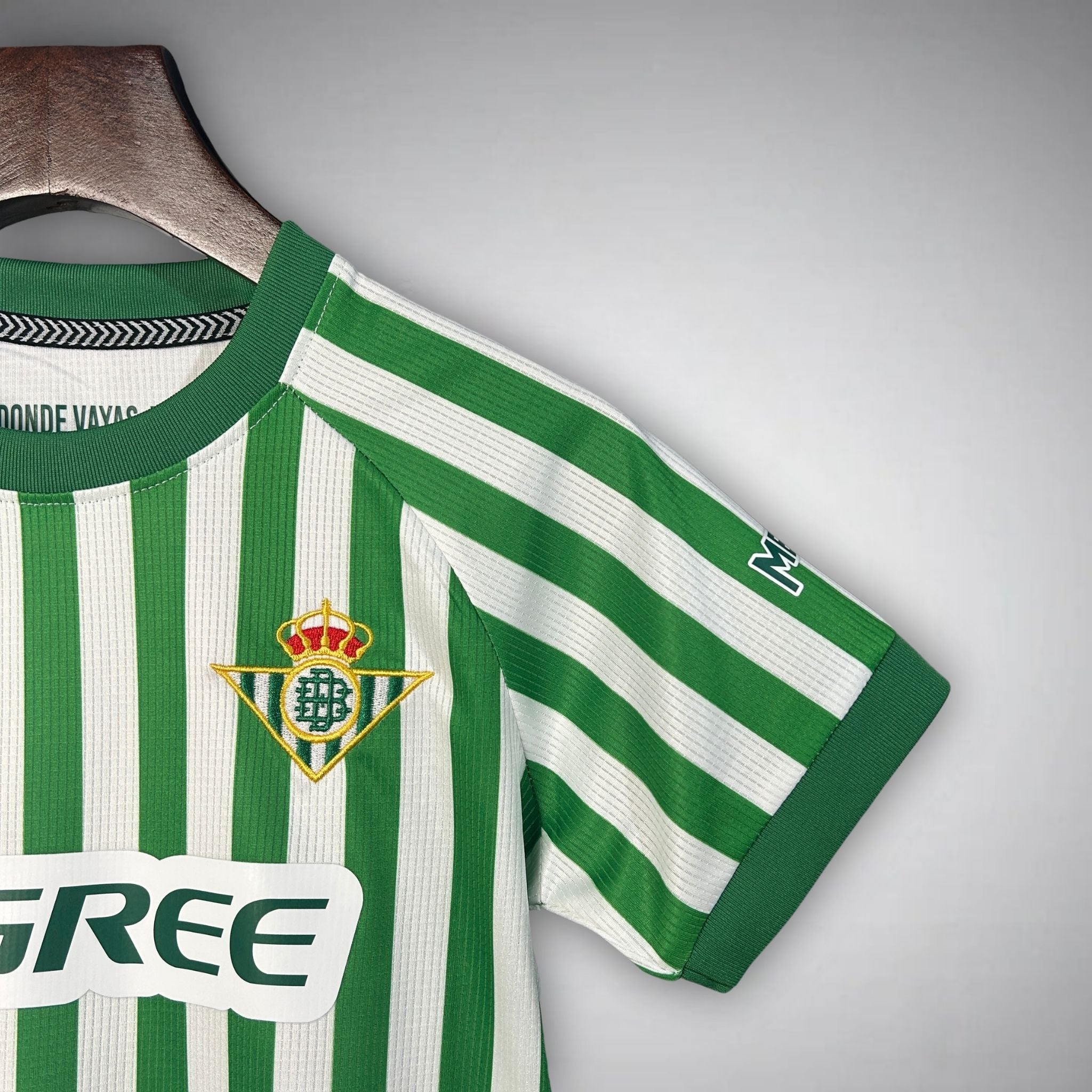 25/26 Real Betis Home Kids Size Kit - Premium Quality Jersey at FootballPrestige.com