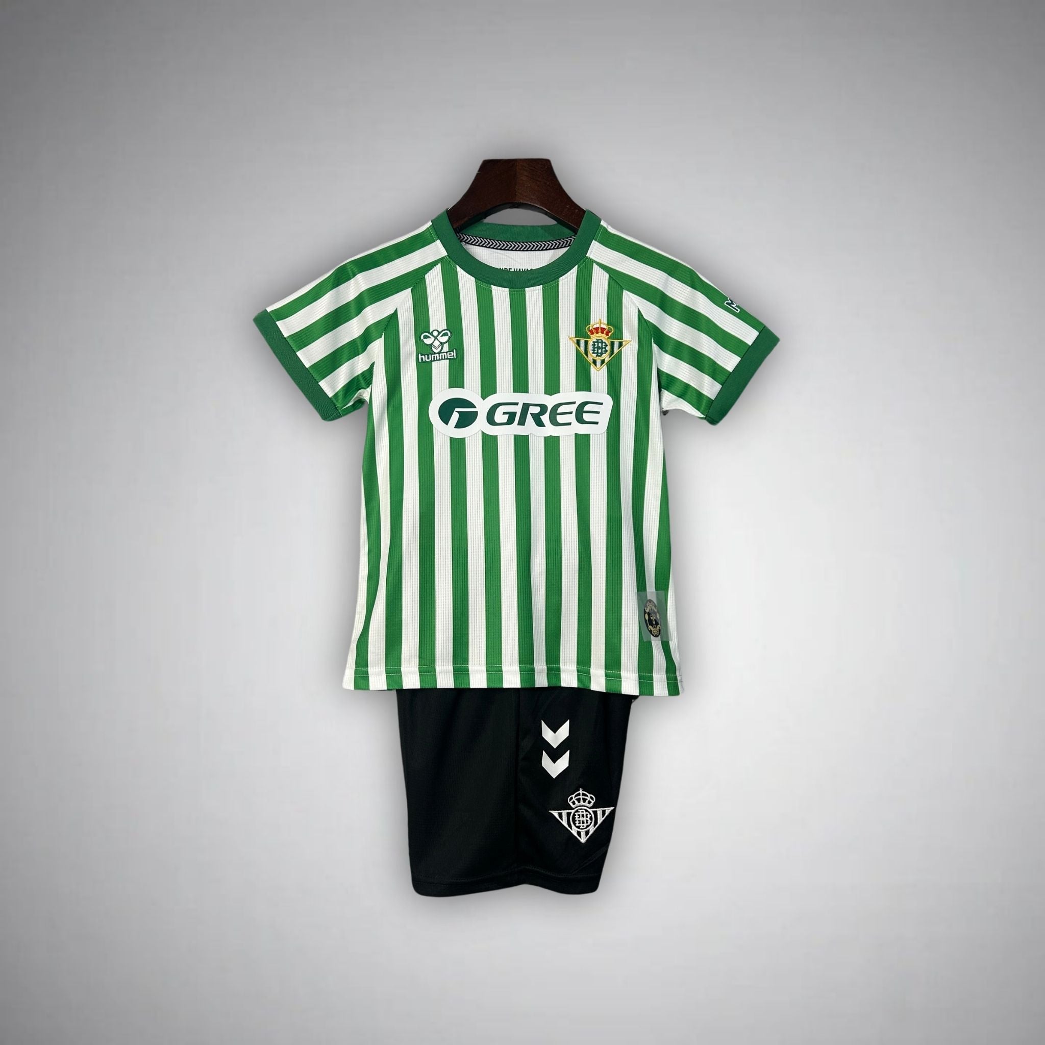 25/26 Real Betis Home Kids Size Kit - Premium Quality Jersey at FootballPrestige.com