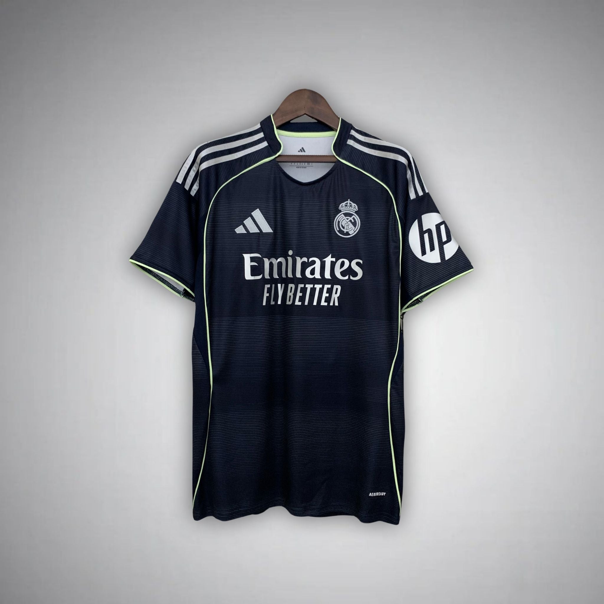 25/26 Real Madrid Away Kit - Premium Quality Jersey at FootballPrestige.com
