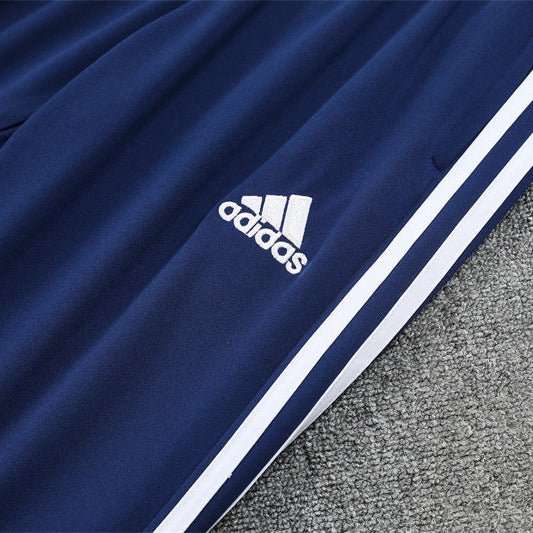 25/26 Real Madrid Retro White Kids Size Tracksuit - Premium Quality Jersey at FootballPrestige.com