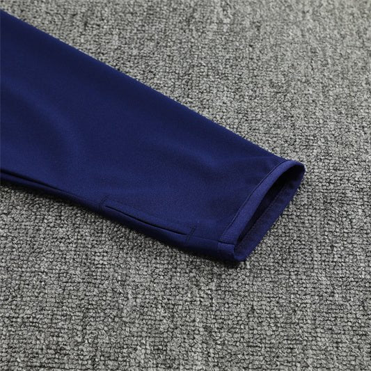 25/26 Real Madrid Training Blue Kids Size Tracksuit - Premium Quality Jersey at FootballPrestige.com