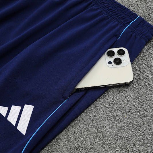25/26 Real Madrid Training Blue Kids Size Tracksuit - Premium Quality Jersey at FootballPrestige.com