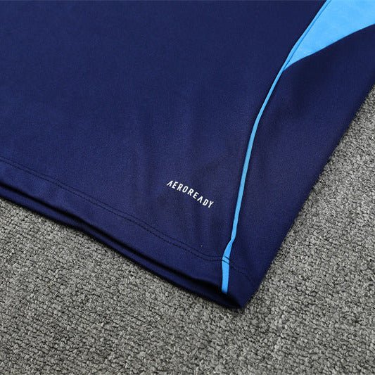 25/26 Real Madrid Training Blue Kids Size Tracksuit - Premium Quality Jersey at FootballPrestige.com