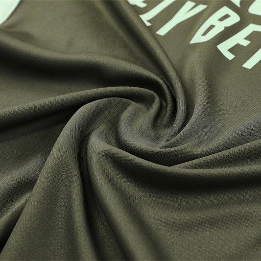 25/26 Real Madrid Training Dark Olive Tracksuit - Premium Quality Jersey at FootballPrestige.com