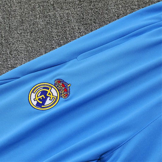 25/26 Real Madrid Training Light Blue Kids Size Tracksuit - Premium Quality Jersey at FootballPrestige.com