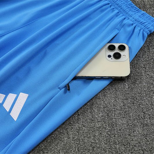 25/26 Real Madrid Training Light Blue Kids Size Tracksuit - Premium Quality Jersey at FootballPrestige.com