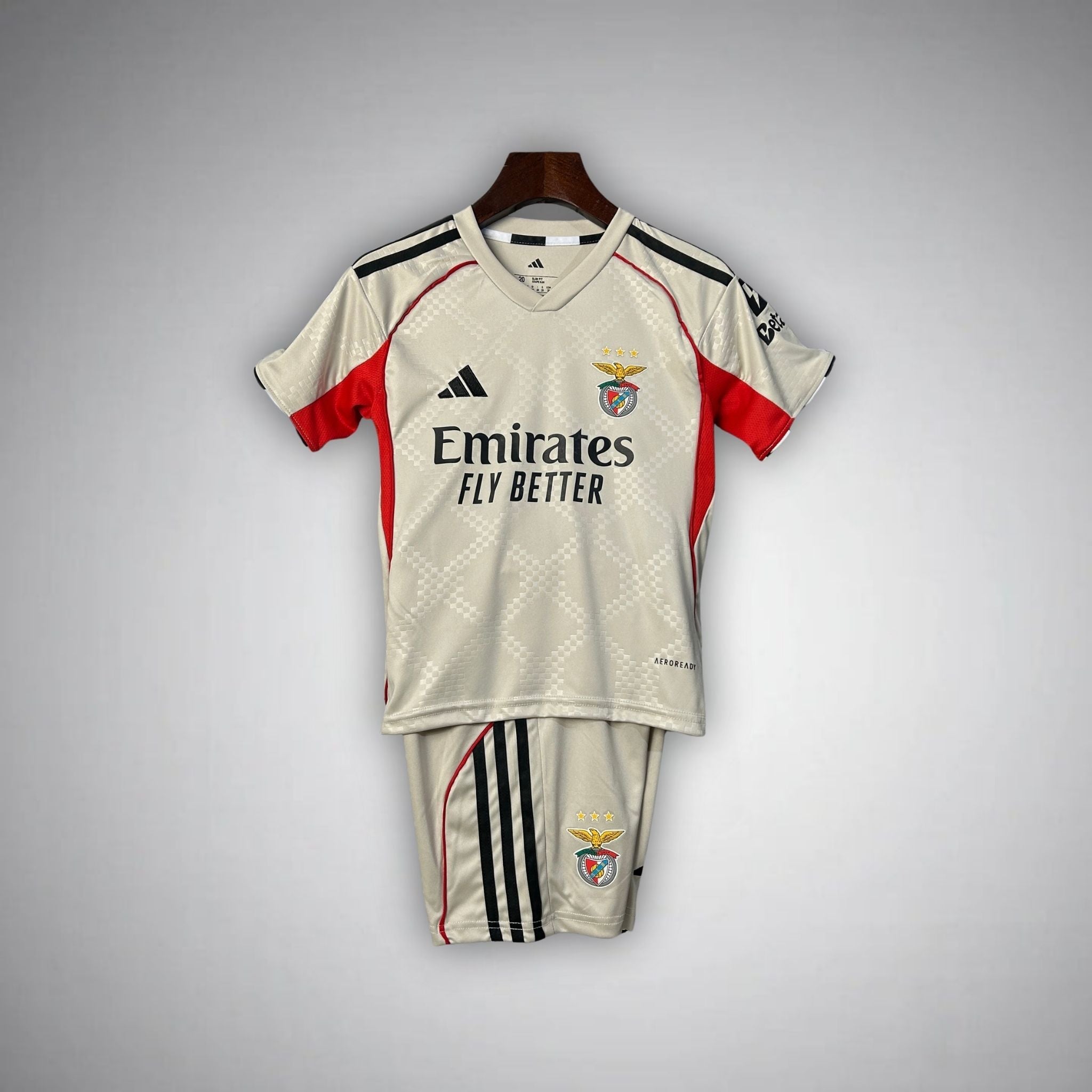 25/26 SL Benfica Away Kids Size Kit - Premium Quality Jersey at FootballPrestige.com