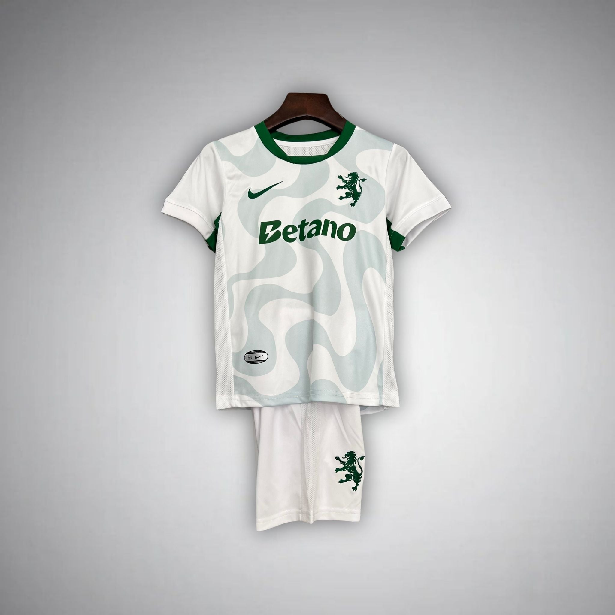 25/26 Sporting CP Fourth Kids Size Kit - Premium Quality Jersey at FootballPrestige.com