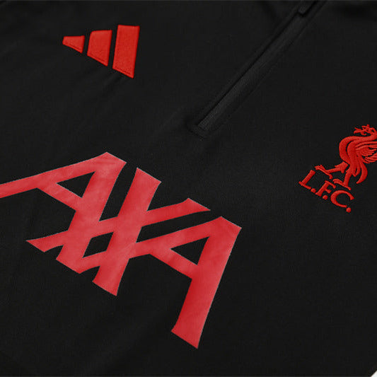 25/26 Liverpool Training Black Tracksuit