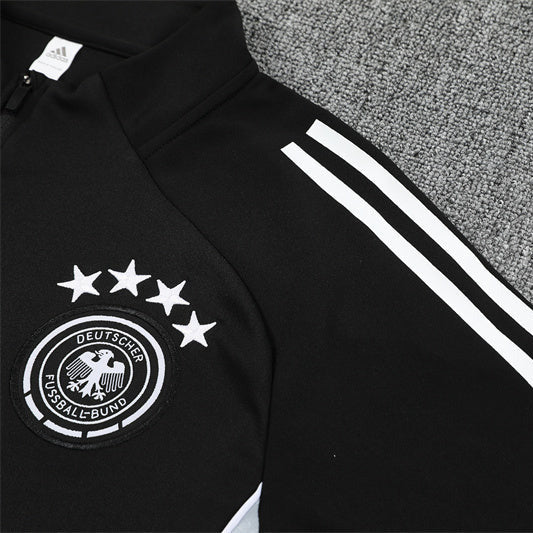 25/26 Germany Training Black Kids Size Tracksuit
