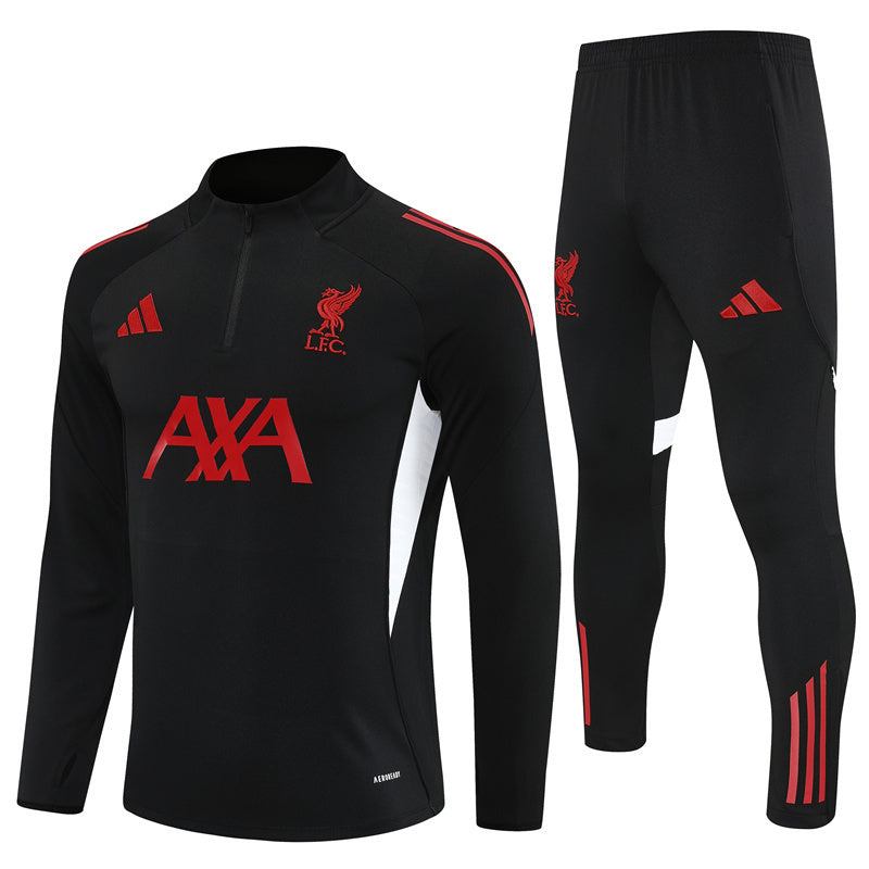 25/26 Liverpool Training Black Tracksuit