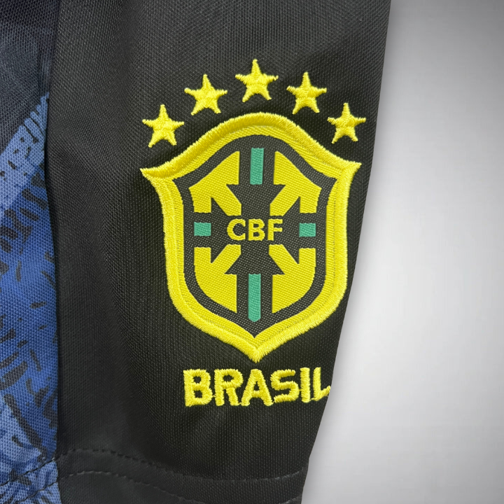 Brazil "Jesus" Premium Blue Kids Size Kit