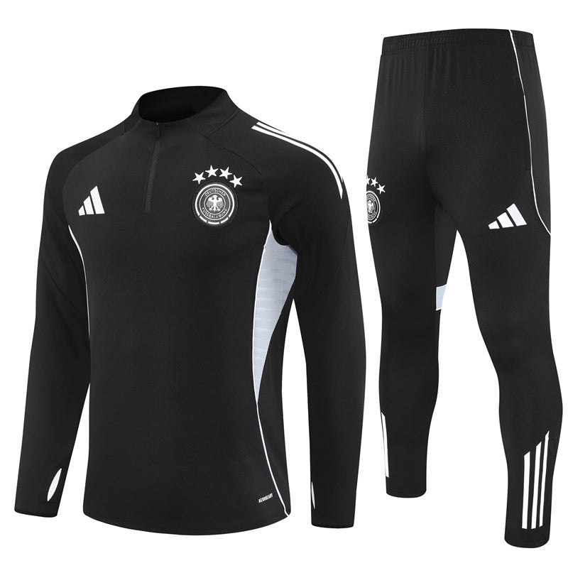 25/26 Germany Training Black Kids Size Tracksuit