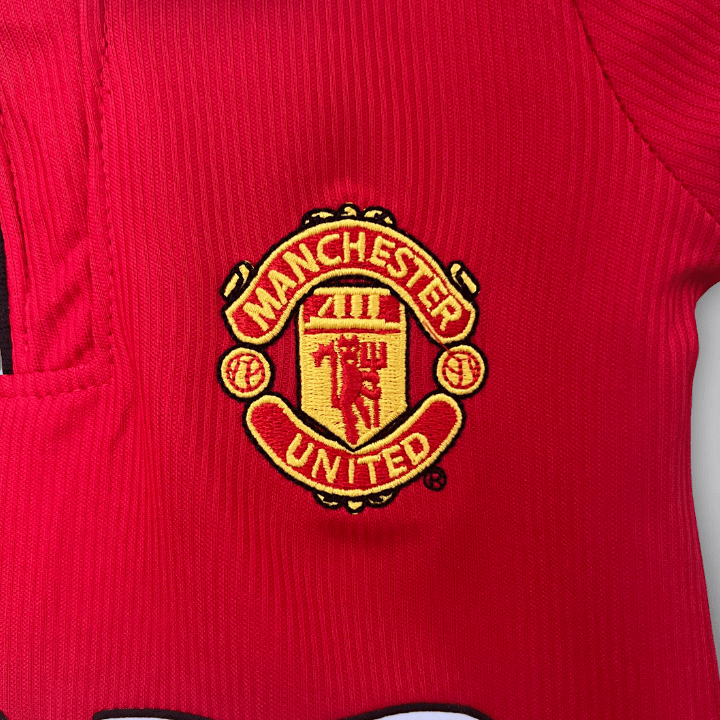 98/99 Manchester United Home Kids Size Kit - Premium Quality Jersey at FootballPrestige.com