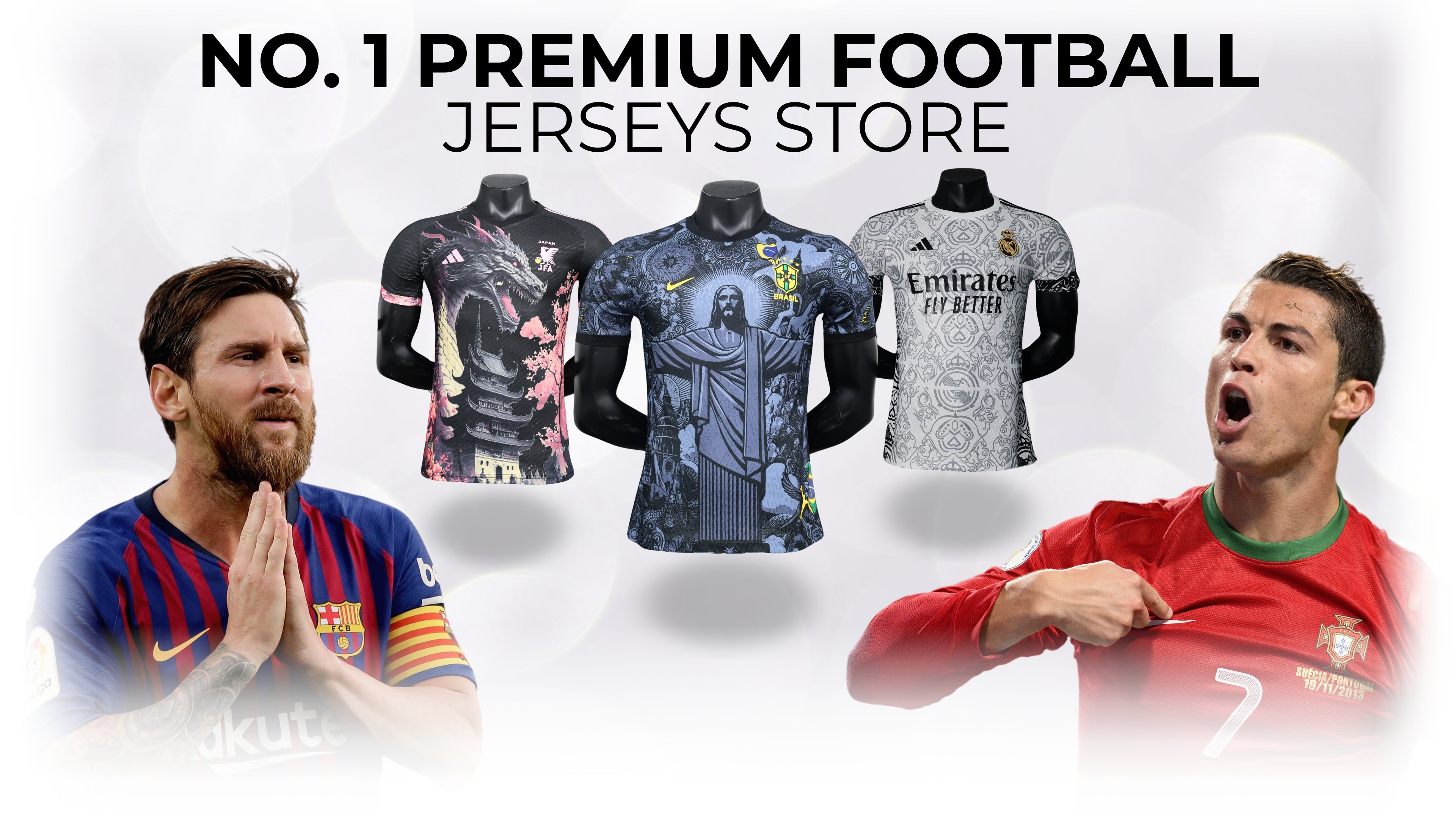 FootballPrestige.com Homepage Premium Quality Football Kits - Brazil Jesus Kit PSG Paris Noir Japan Sakura Dragon Real Madrid Barcelona 2024 2025 Football Kits Ronaldo Messi Mbappe Lamine Yamal 19